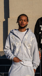 GREY ZIP