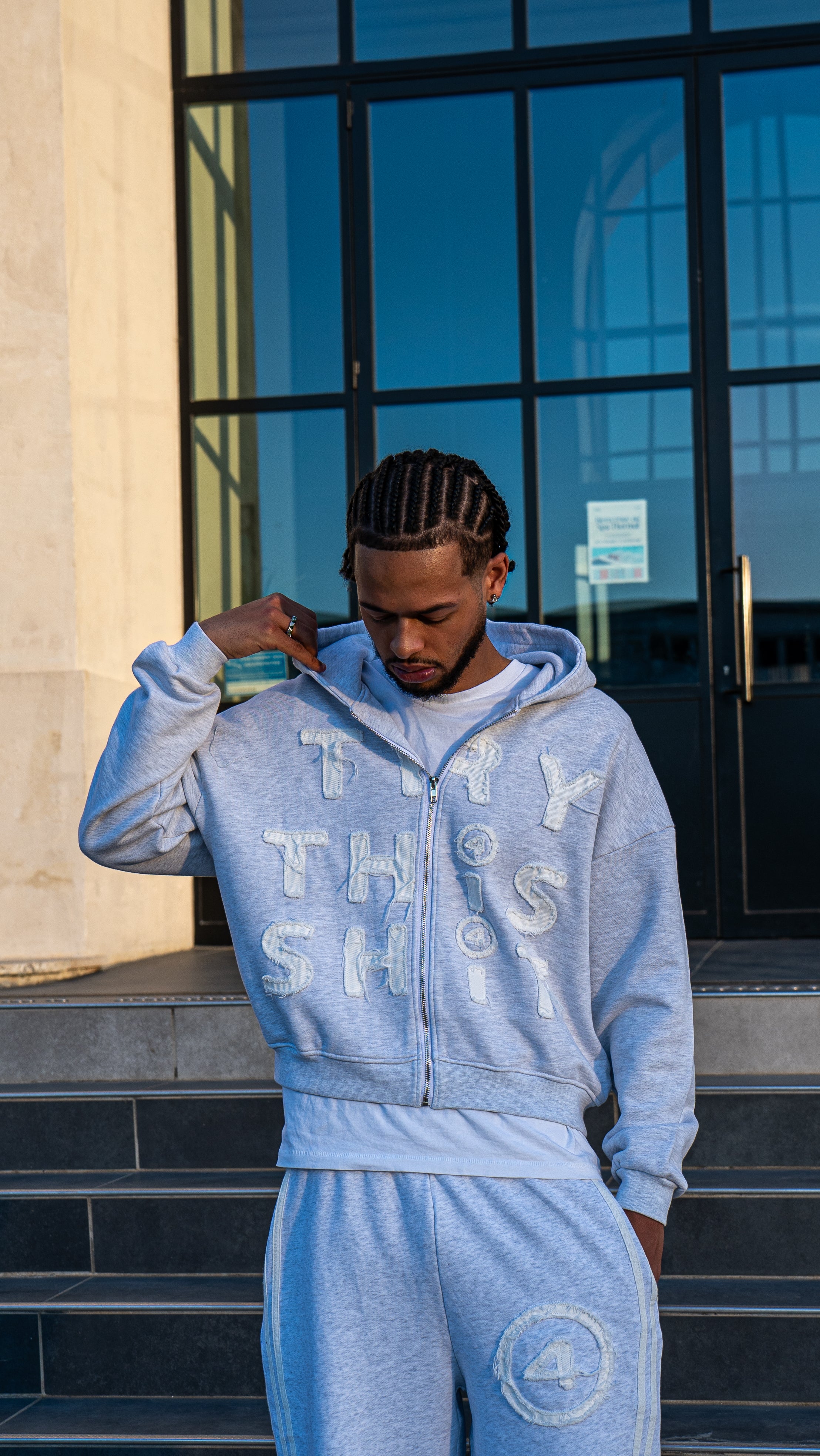 GREY ZIP